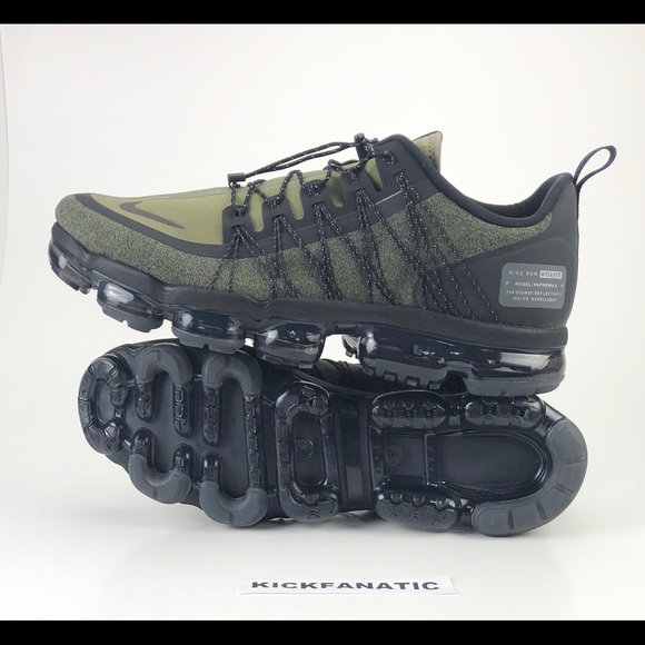 New Nike Air Vapormax Run Utility Olive Shoes - Picture 5 of 7